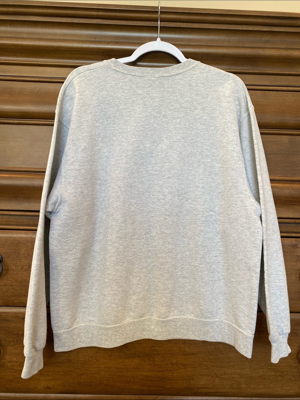 Jerzees Harvard Law Just Kidding Graphic Sweatshirt - Light Gray Size Large - Picture 2 of 2